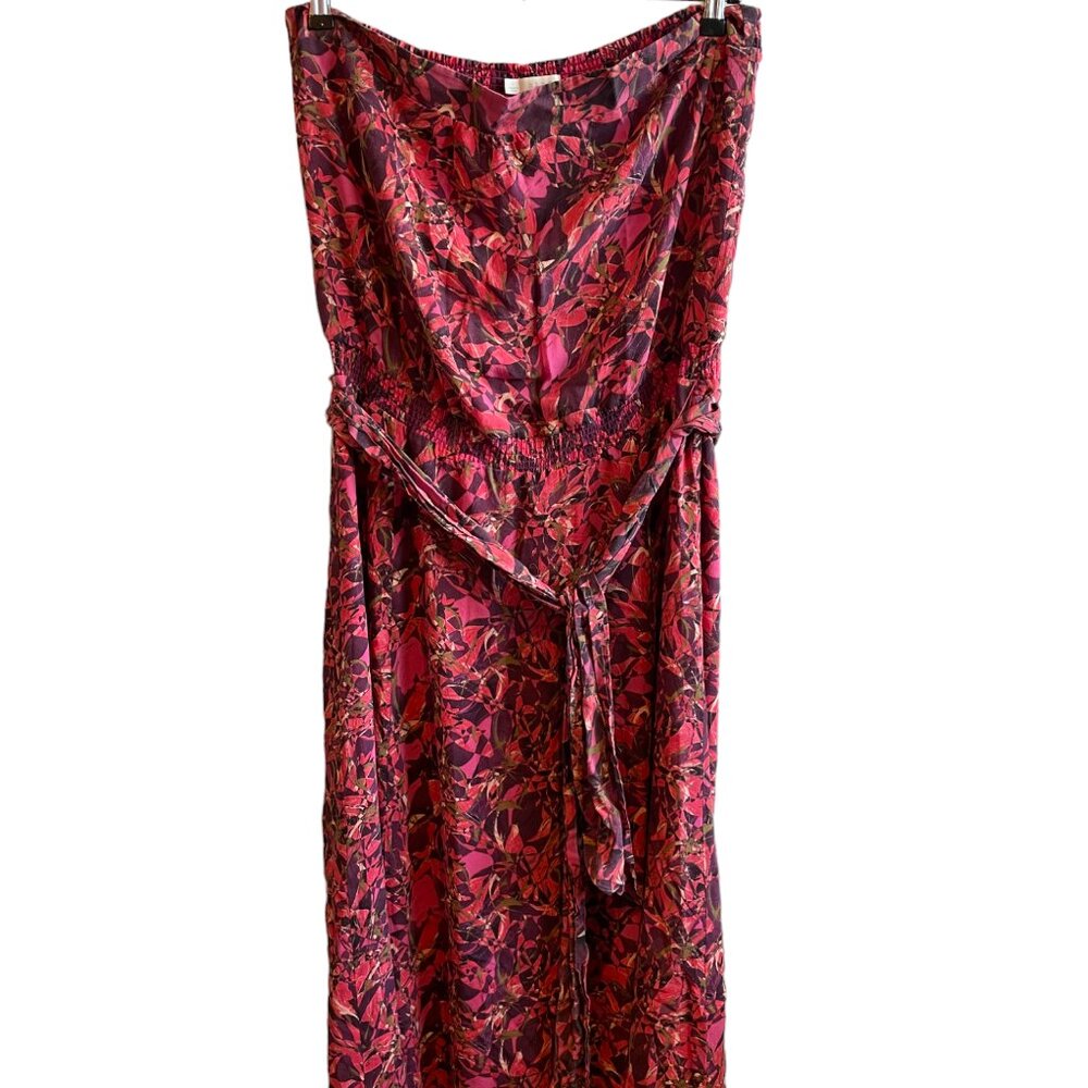 Hinge strapless summer dress